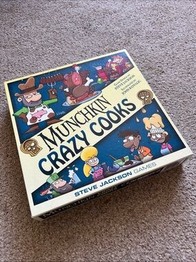 Munchkin Crazy Cooks Board Game 2018 1st Edition / Steve Jackson Games